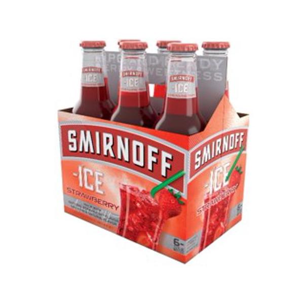 Smirnoff Ice Strawberry, 6pk/11.2oz Bottles - Frostys Bottle Shop